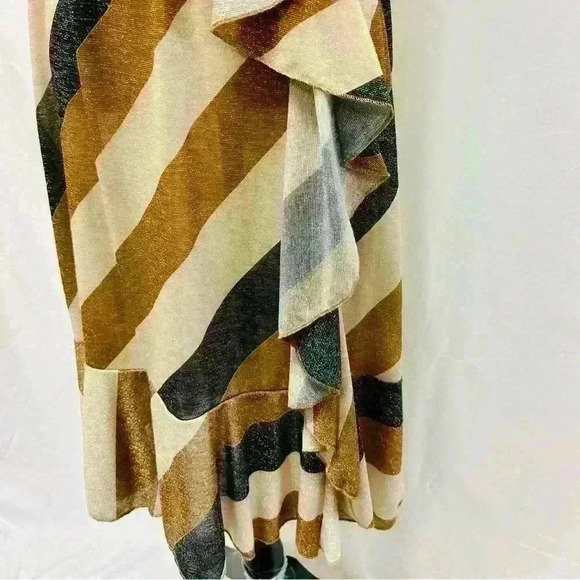 Lumina shimmering off the shoulder midi dress for women size 6 - Picture 7 of 13